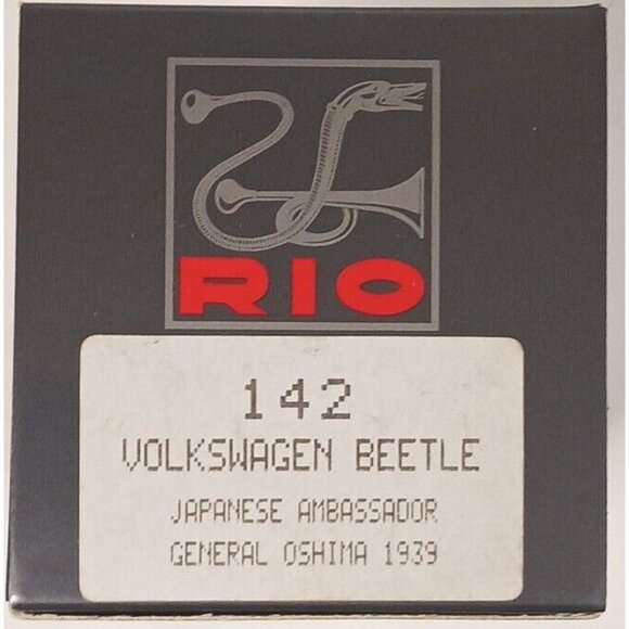 RIO Volkswagon 1939 VW Beetle 1:43 Japanese Ambassador Oshima Factory Sealed